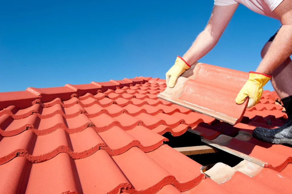 installing tile roof