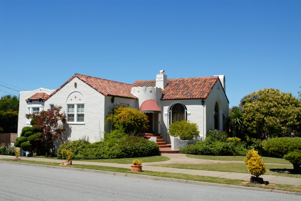 Spanish-style home, Burlingame, California