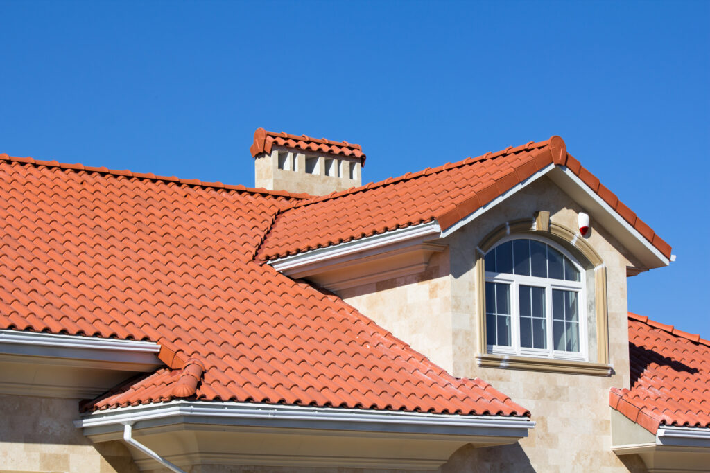 Ceramic Tiled Roof On House florida roofing punta gorda