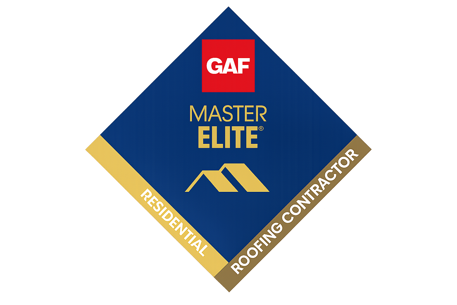 GAF Master Elite residential roofing contractor certification logo