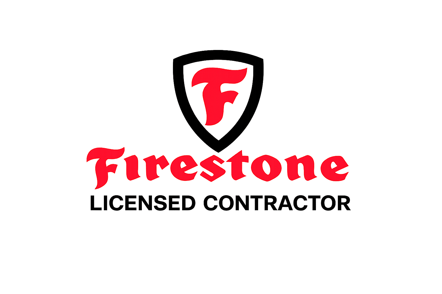 Firestone licensed commercial roofing contractor logo
