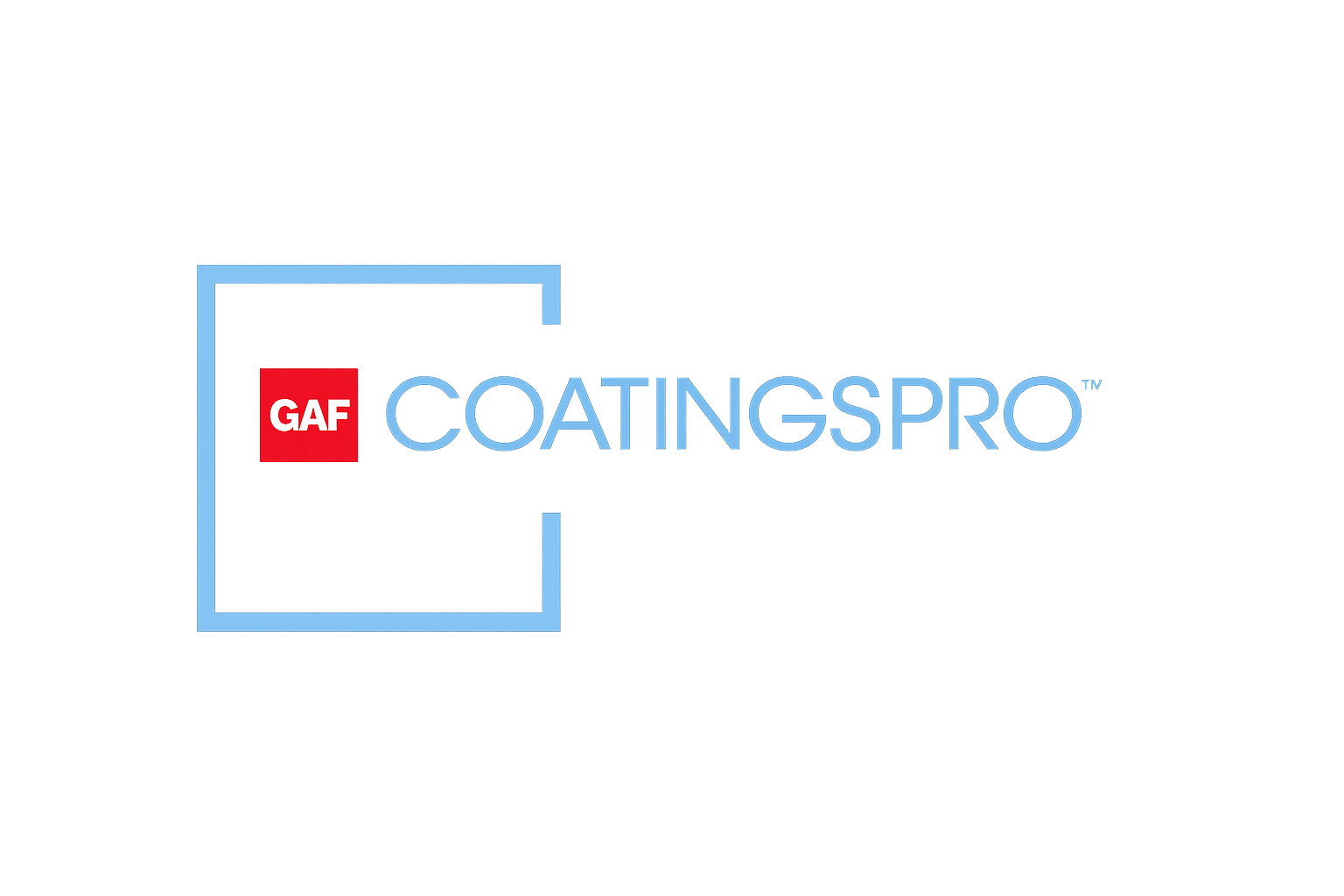 GAF CoatingsPro certified roof coating contractor logo