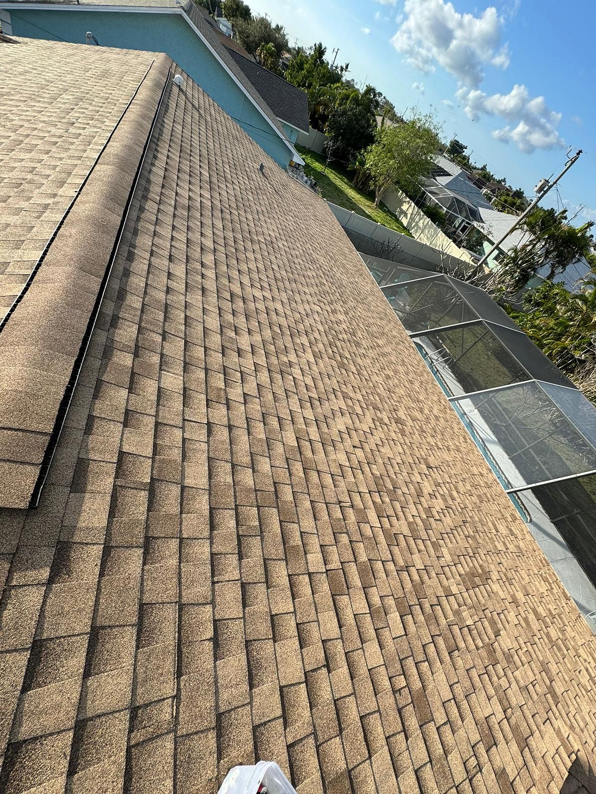 Shakewood GAF Timberline UHDZ architectural shingle roof installed on a home in Miami, Florida