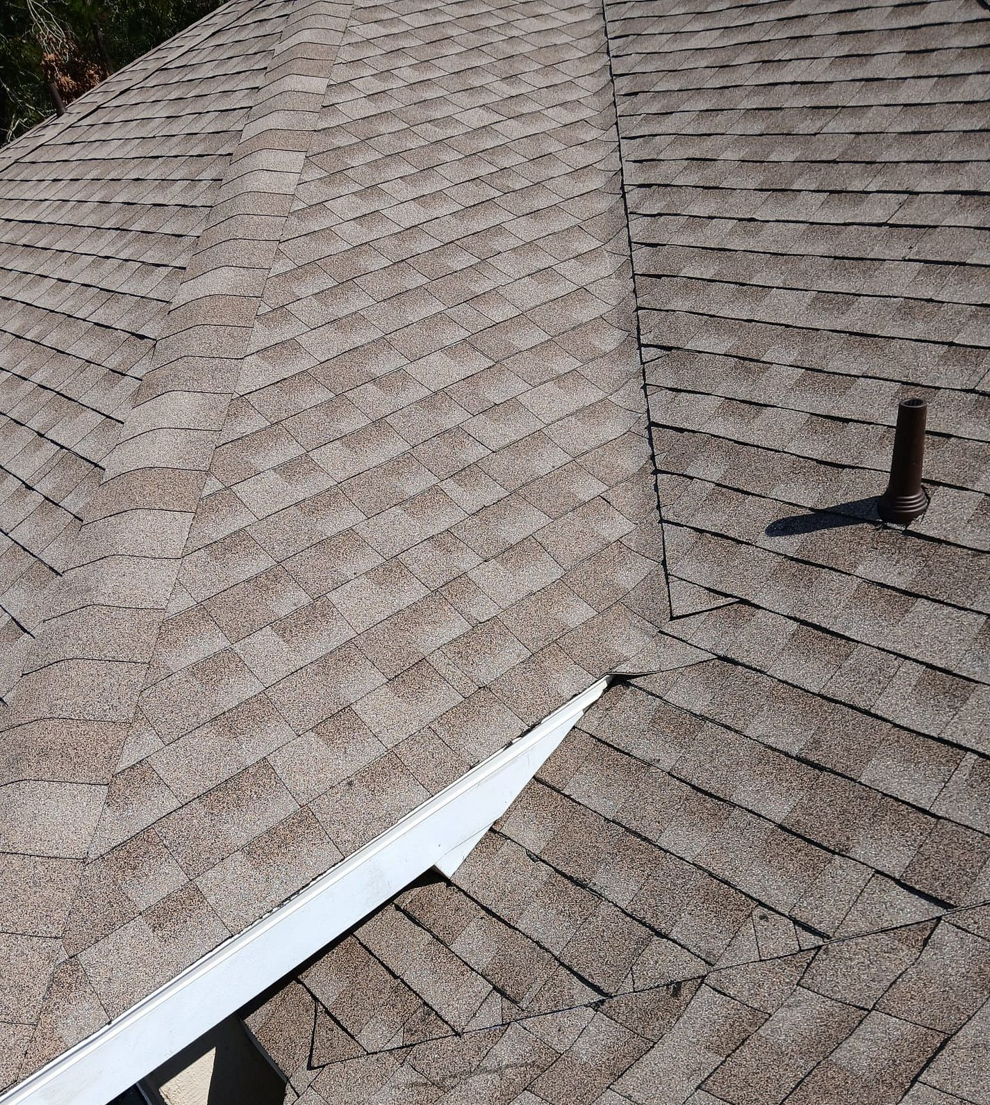Driftwood GAF Timberline HDZ architectural shingle roof installed on a home in Lake Butler, Florida