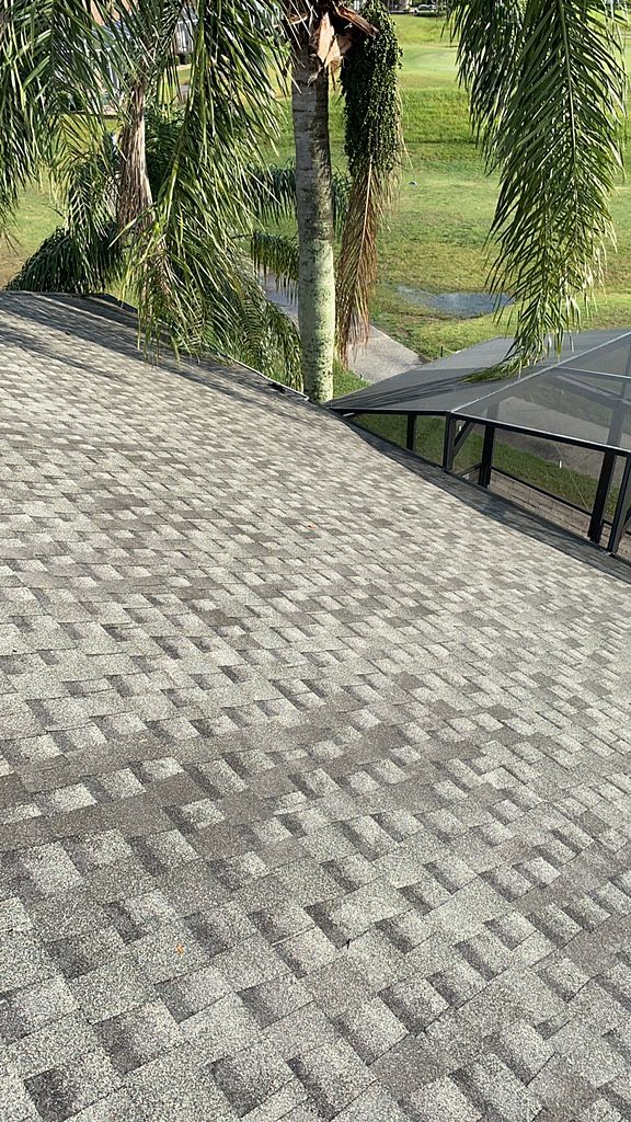 Weathered Wood GAF Timberline HDZ architectural shingle roof installed on a home in Nassau Village-Ratliff, Florida