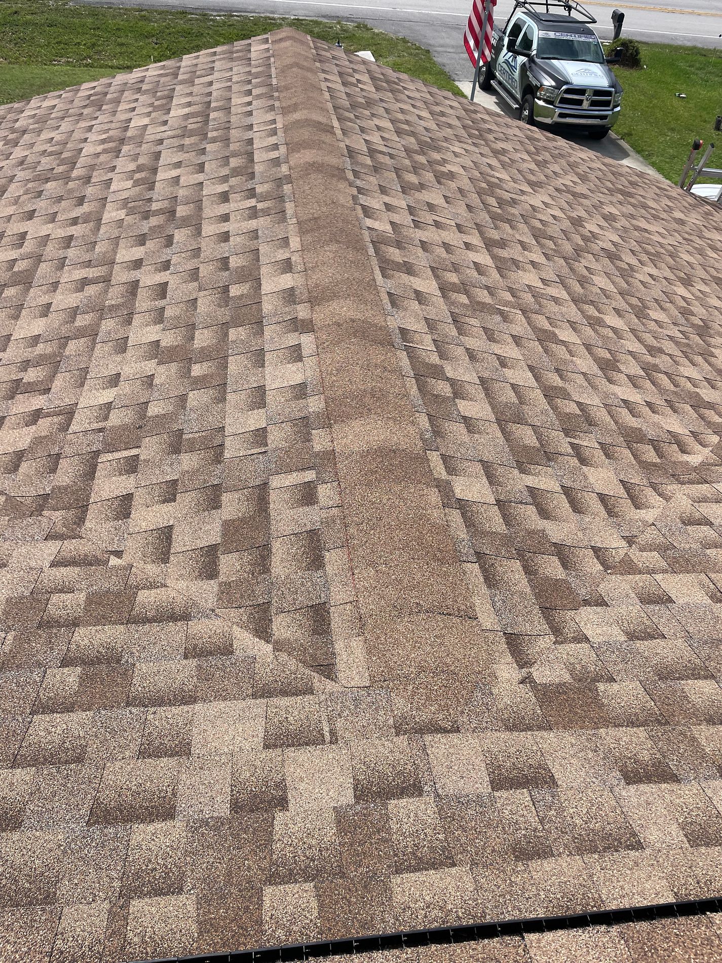 Shakewood GAF Timberline HDZ architectural shingle roof installed on a home in Fort Pierce, Florida