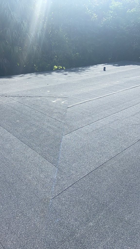 Modified bitumen residential roof installed on a property in Daytona Beach, Florida