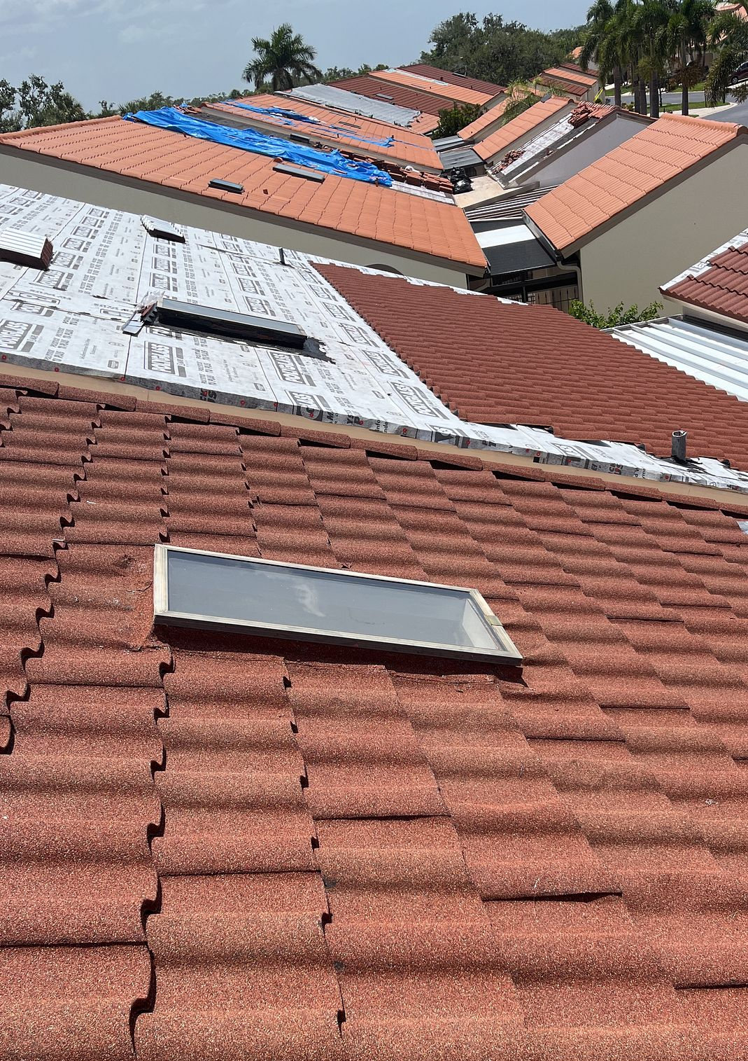 DECRA Villa stone-coated steel tile roof installed on a property in Punta Gorda, Florida