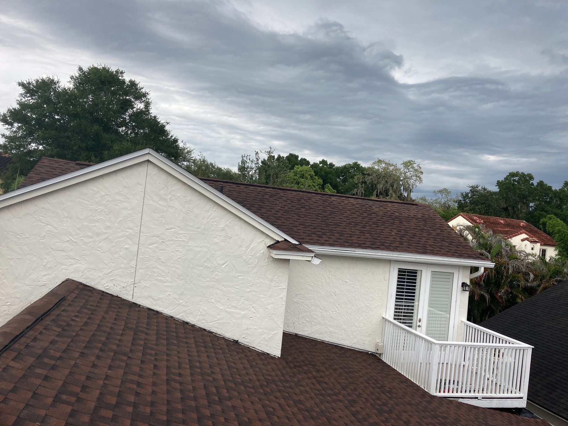 Hickory GAF Timberline HDZ architectural shingle roof installed on a property in Orlando, Florida