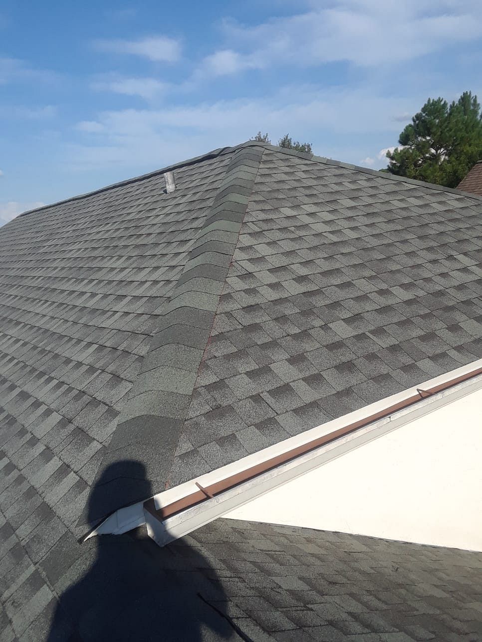 Slate GAF Timberline HDZ architectural shingle roof installed on a home in Monticello, Florida